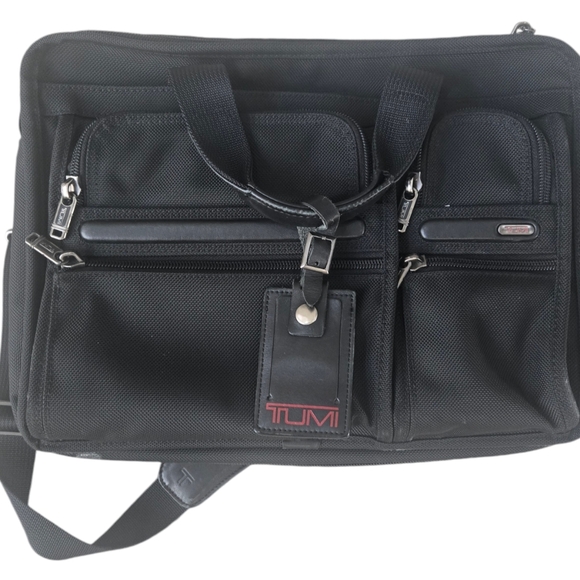 Tumi Alpha Expandable Ballistic Nylon Briefcase (w/ Laptop Sleeve) Model… - Picture 12 of 14